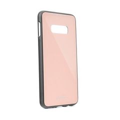 Puzdro gumené Samsung G970 Galaxy S10e Glass ružové