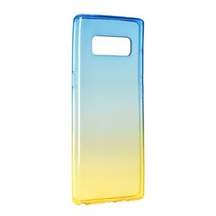 Puzdro gumené Samsung N950 Galaxy Note 8 Ombre modro-zlaté PT