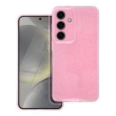 Puzdro gumené Samsung S921 Galaxy S24 Clear Case Blink 2mm ružov