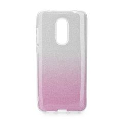 Puzdro gumené Xiaomi RedMi 5 Plus Shining transparentno-ružové P