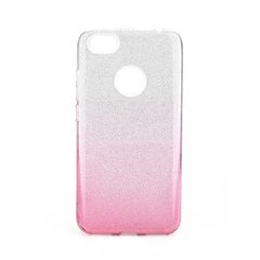 Puzdro gumené Xiaomi RedMi  Note 5A Shining transparentno-ružové