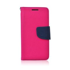 Puzdro knižka Apple iPhone 5/5C/5S/SE Fancy ružovo-modré PT