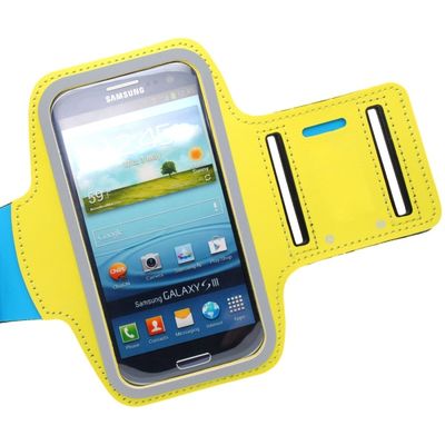 Puzdro športové Samsung G900 Galaxy S5 žlté