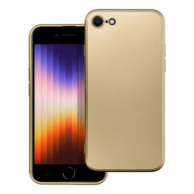 Puzdro gumené Apple iPhone 7/8/SE 2020/SE 2022 Metallic zlaté