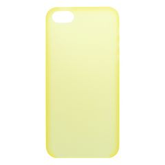 Puzdro plastové  Apple iPhone 5/5C/5S/SE žlté