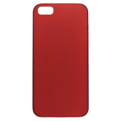 Puzdro plastové  Apple iPhone 5/5C/5S/SE červené
