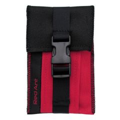 Puzdro textilné XL ponožka s vreckom čierno-červené