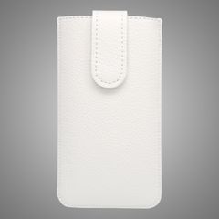 Puzdro vsuvka Apple iPhone 6/6S kožené biele
