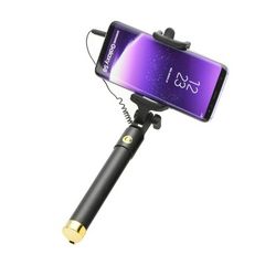 Selfie maker káblový 3.5mm jack zlatý PT