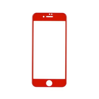 Ochranné sklo Apple iPhone 7/8/SE 2020 5D Full Glue červená PT