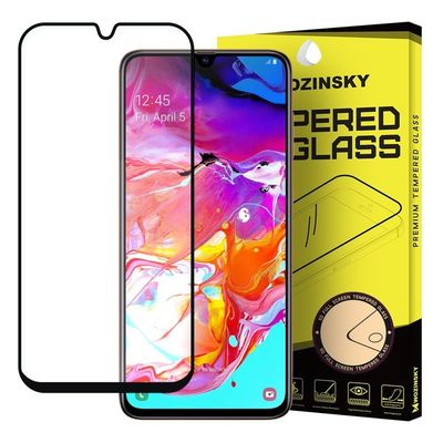 Ochranné sklo Samsung A705 Galaxy A70 Full Glue čierna