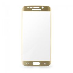 Ochranné sklo Samsung G925 Galaxy S6 Edge Full Face zlatá PT