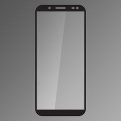 Ochranné sklo Samsung J600 Galaxy J6 2018 Full Cover čierna