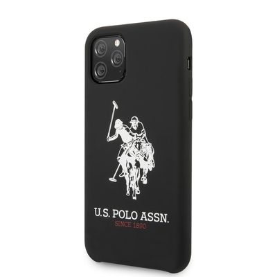 U.S.Polo puzdro plastové Apple iPhone 11 pro USHCN58SLHRBK čiern