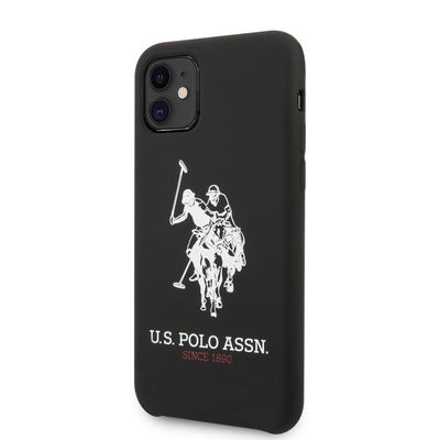 U.S.Polo puzdro plastové Apple iPhone 11 USHCN61SLHRBK čierne