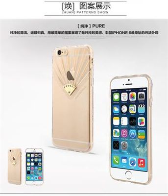 Usams puzdro gumené Apple iPhone 6/6S Pure transparentné