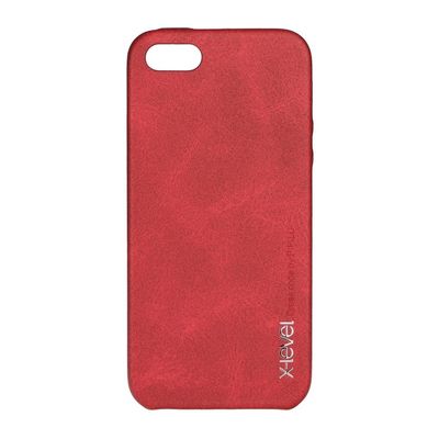 X-LEVEL puzdro plastové Apple iPhone 5/5C/5S/SE červené PT